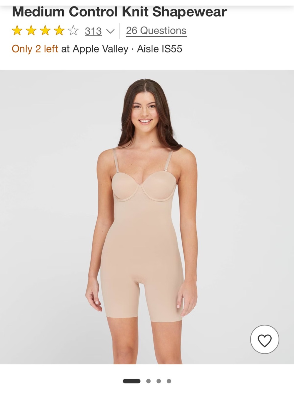 🤍ASSETS by SPANX medium control beige, small